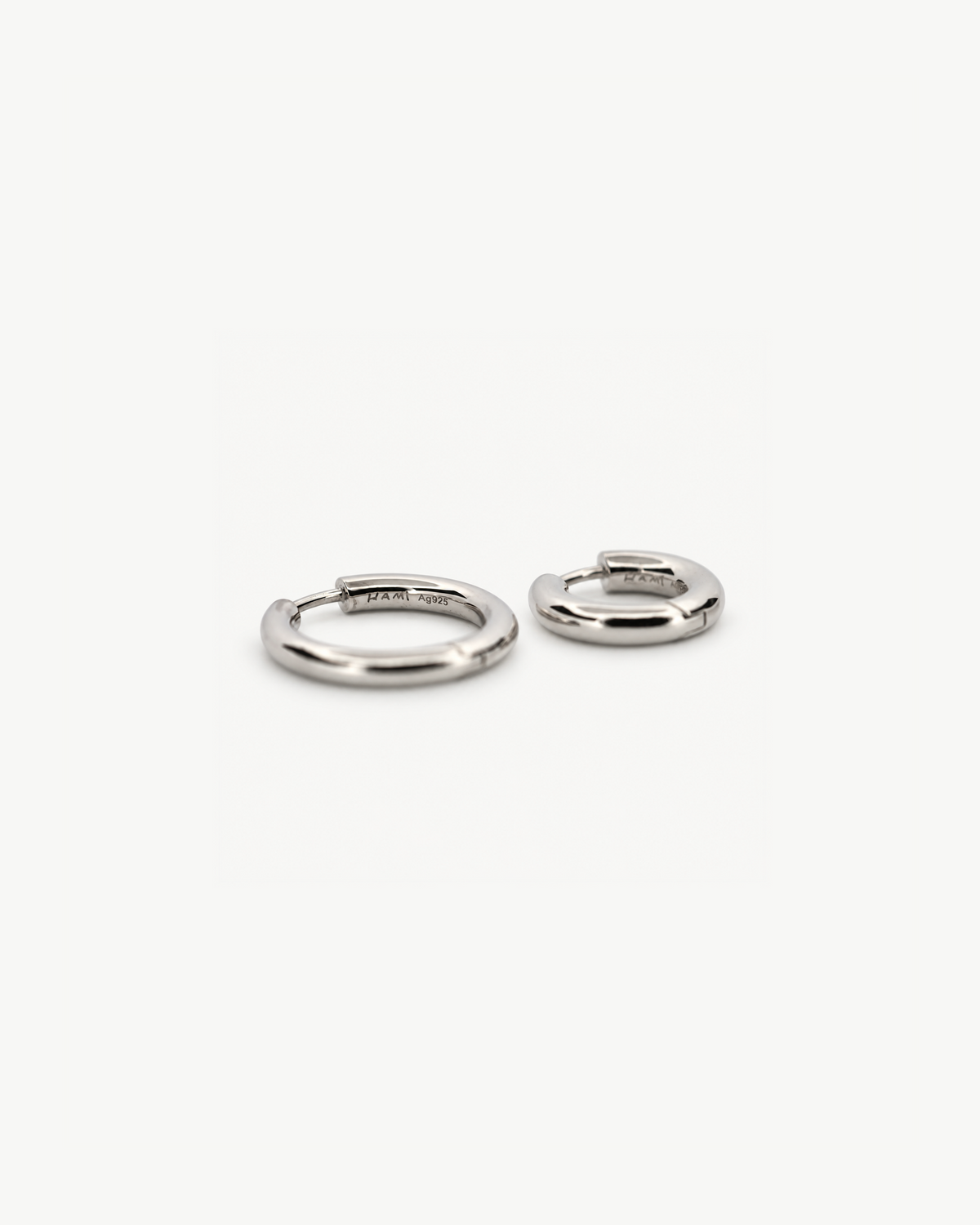 Silver Hoop Earrings #1
