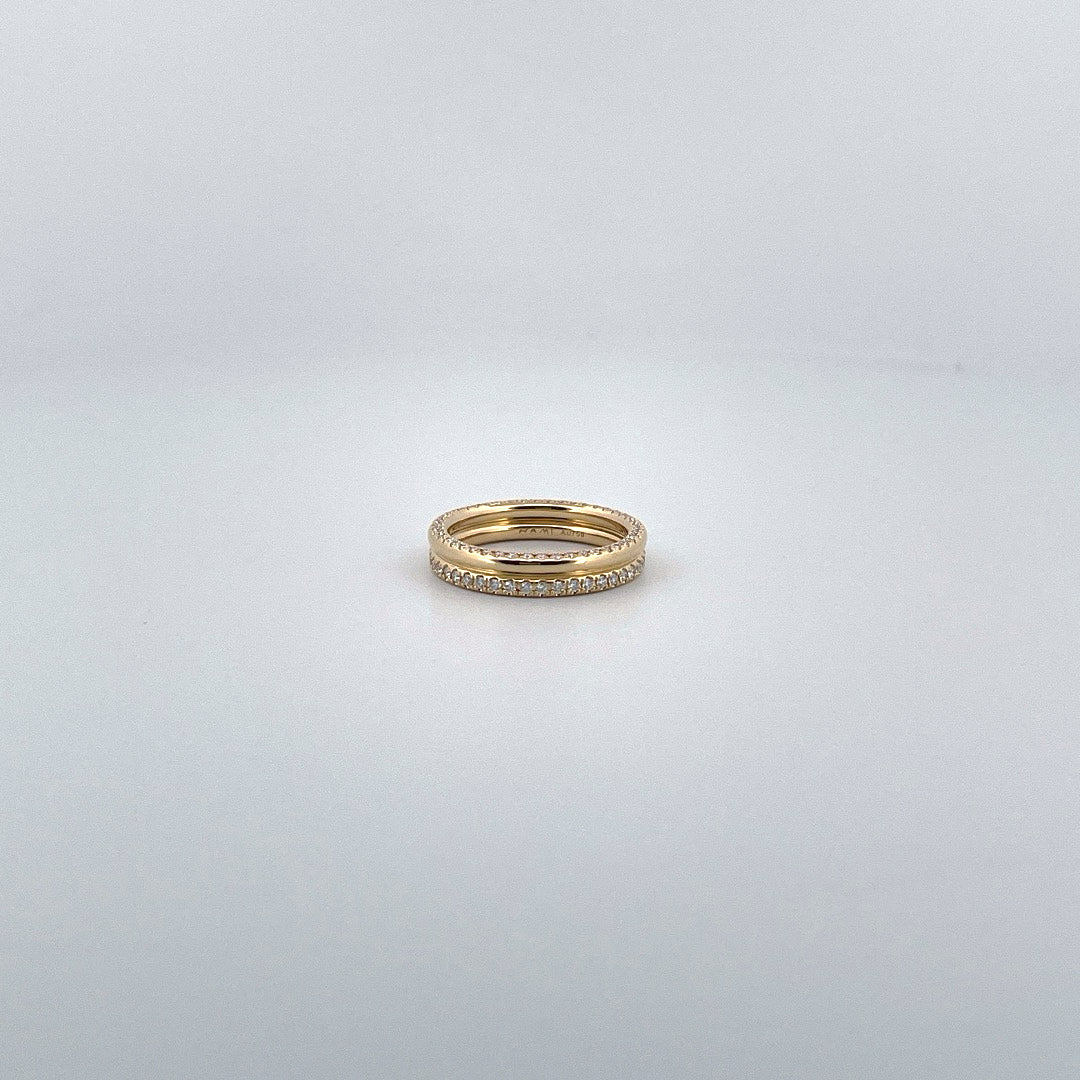 Round Full Eternity Ring – CONTRAST