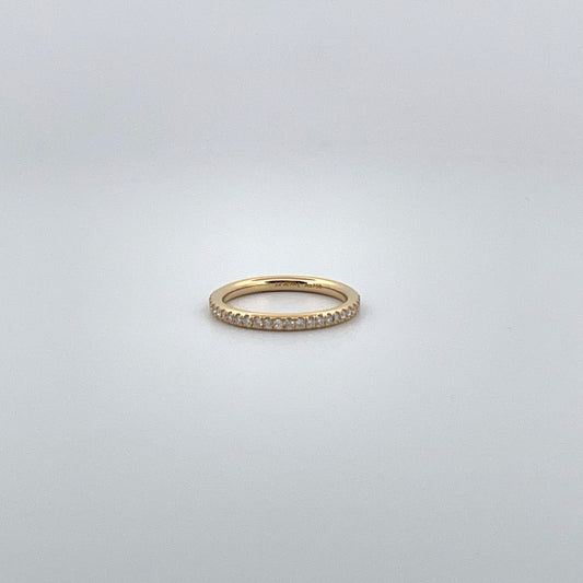 Round Full Eternity Ring – Front