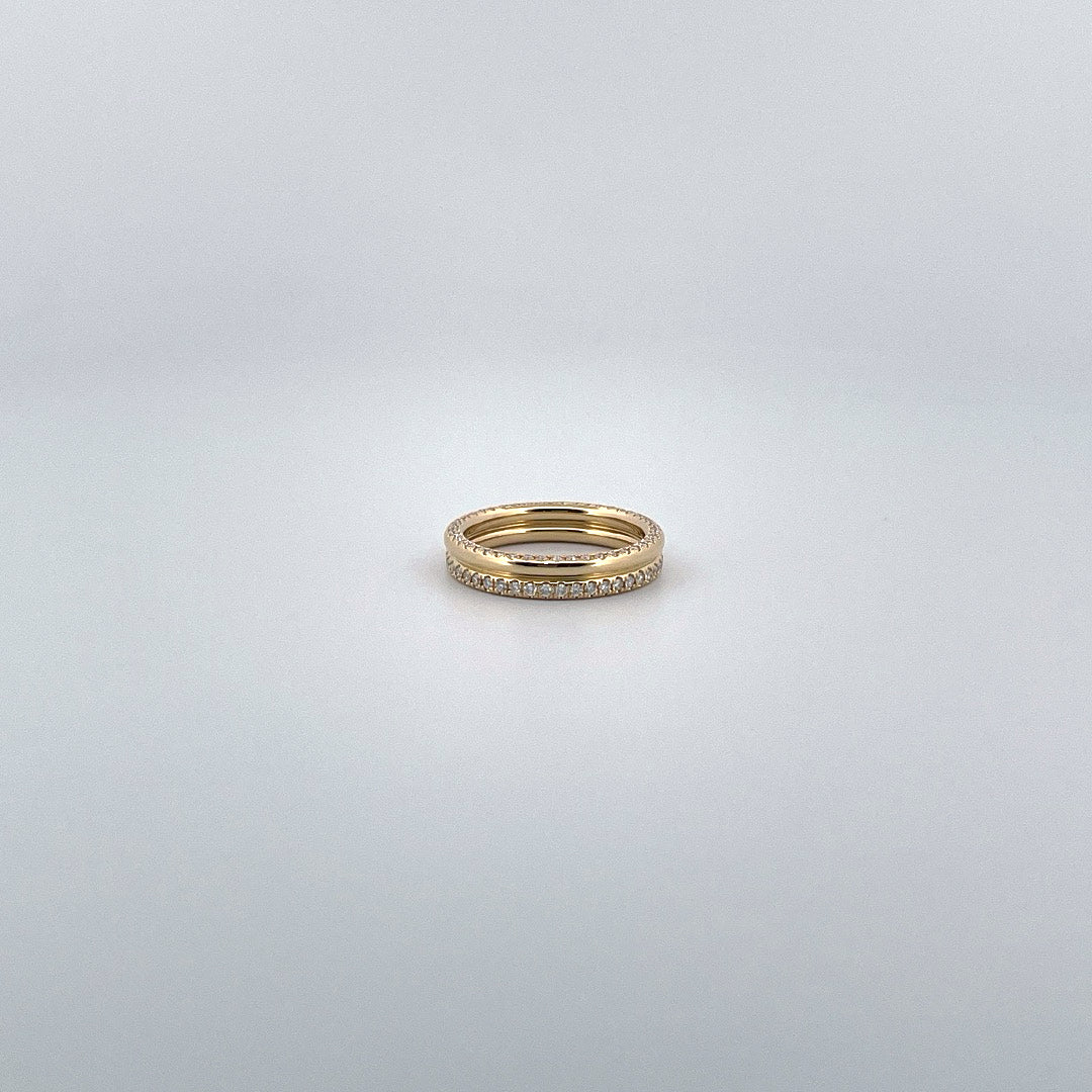 Round Full Eternity Ring – CONTRAST
