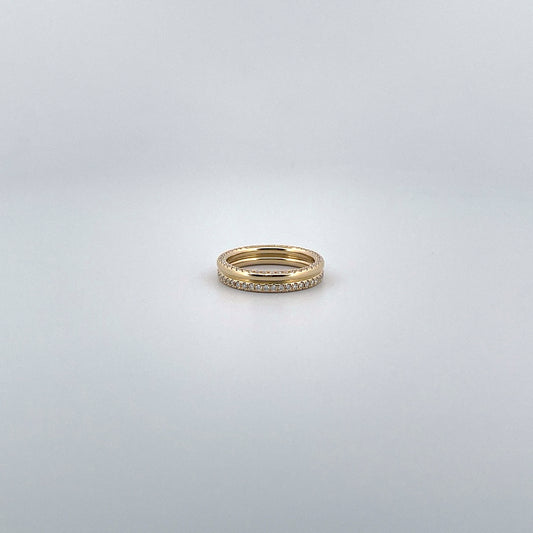 Round Full Eternity Ring – CONTRAST