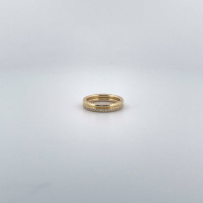 Round Full Eternity Ring – CONTRAST