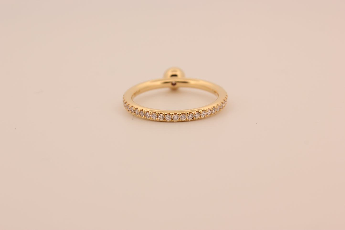 Round Full Eternity Ring - Solitaire Pave