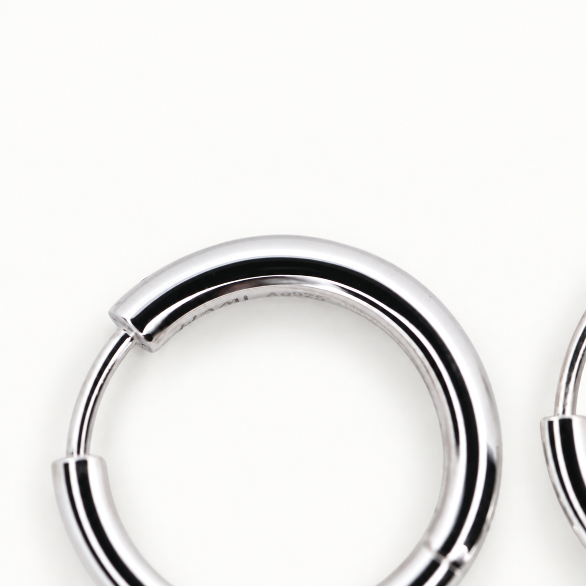 Silver Hoop Earrings #1