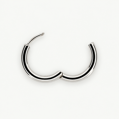 Silver Hoop Earrings #1