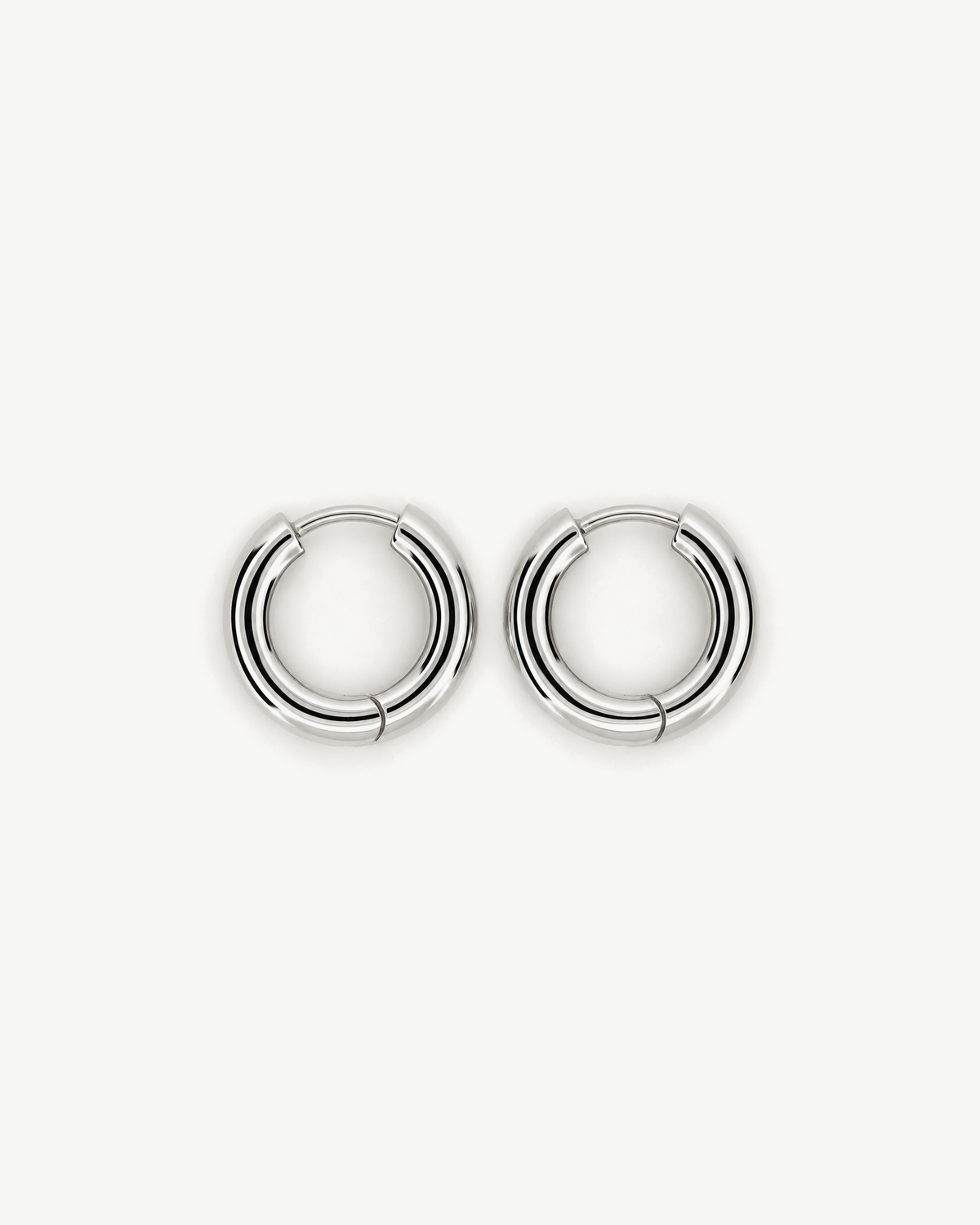 Silver Hoop Earrings #2