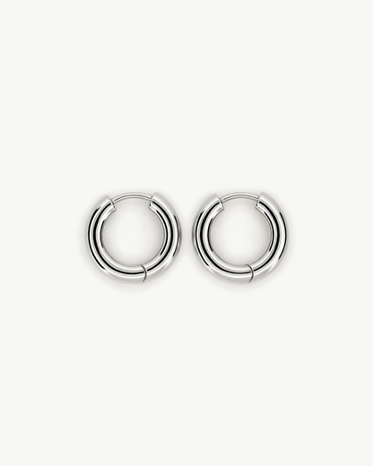 Silver Hoop Earrings #2