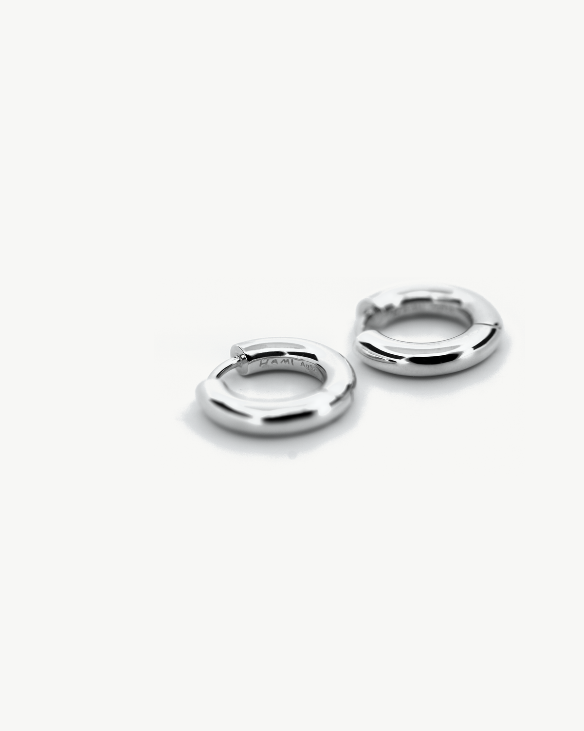 Silver Hoop Earrings #2