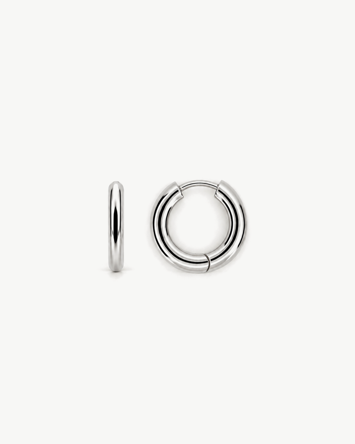 Silver Hoop Earrings #2