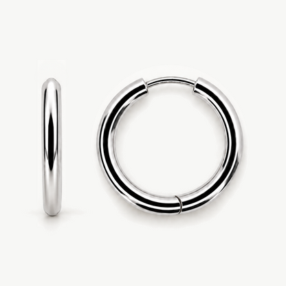 Silver Hoop Earrings #1