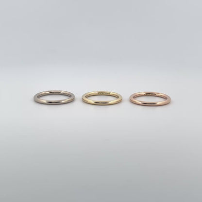 Round. Plain Round Ring