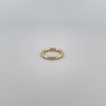 Round bold Full eternity ring "Mizutana"