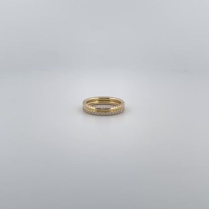 Round Full Eternity Ring – CONTRAST