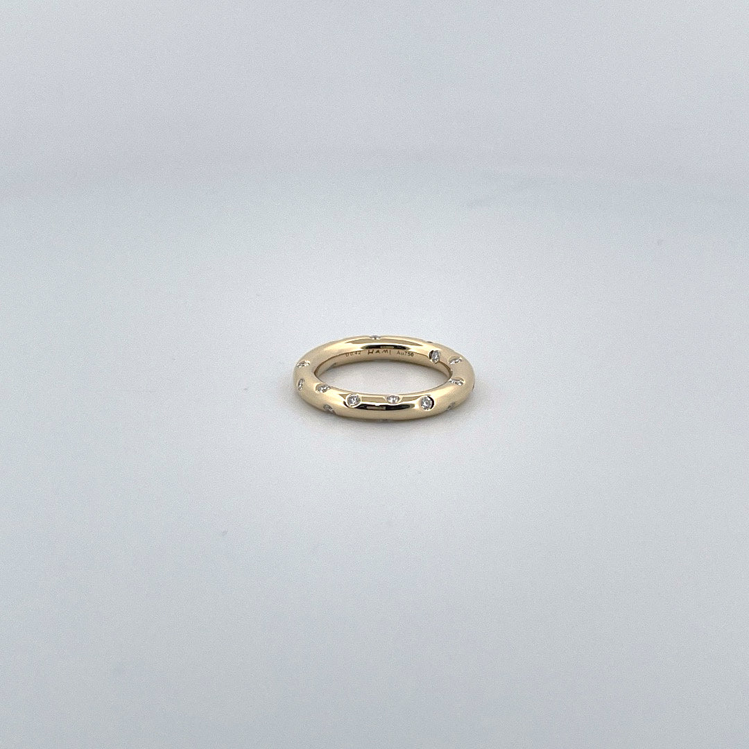 Round bold Full eternity ring "Mizutana"