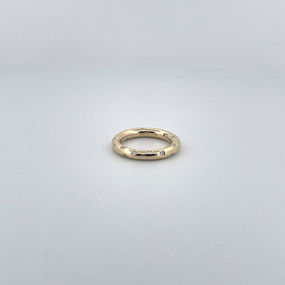 Round bold Full eternity ring "Mizutana"