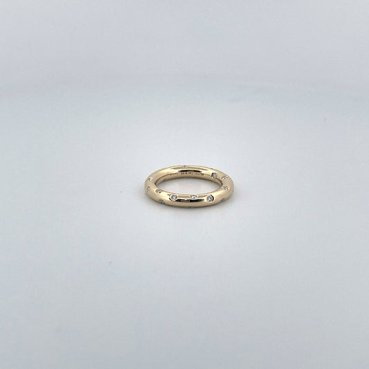 Round bold Full eternity ring "Mizutana"